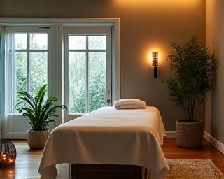 Massage therapy room